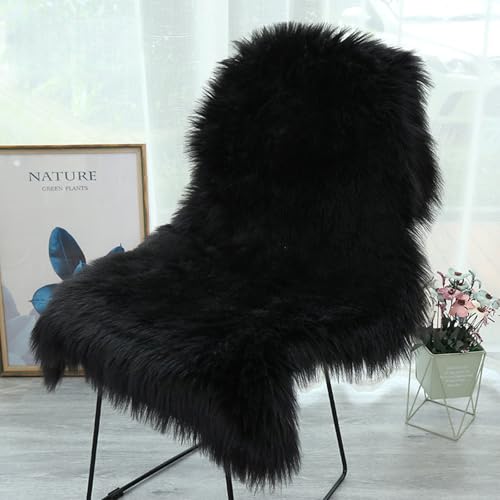 AMFUN Faux Lammfell Schaffell Teppich, Longhair Flauschiger Teppich,...