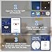 Tracker Tag 4 Packs Bluetooth Tracker, Smart Tag Locator Tracking Device, Keys Finder and Item Locator,Air Tracker Item Finders with Find My(iOS Only) Track Your Keys,Wallet,Luggage,Pets and Bag