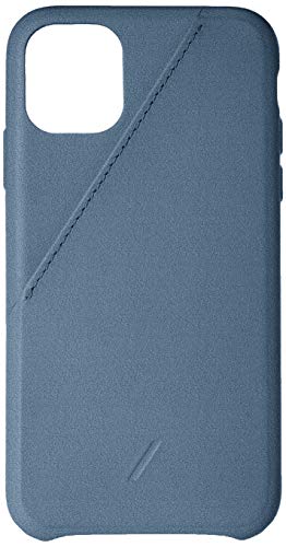[�l�C�e�B�u���j�I��] CLIC Card Case �X�}�z�P�[�X iPhone 11 �Ή� ���U�[ �{�v �J�[�h�z���_�[�t�� INDIGO