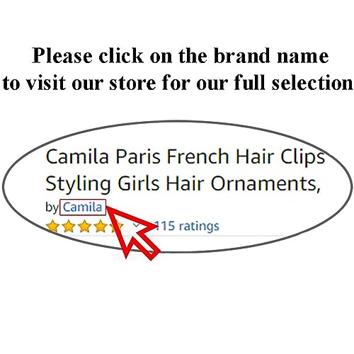 Camila CP2430-2 Paris Cp2430/2 French Hair Side Combs Tortoise Shell Interlocking Combs French Twist Hair Combs thumb #6