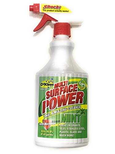 OzKleen Multi Surface Power Mint Environmentally Friendly All-Purpose Cleaner 500ml - Pack of 3