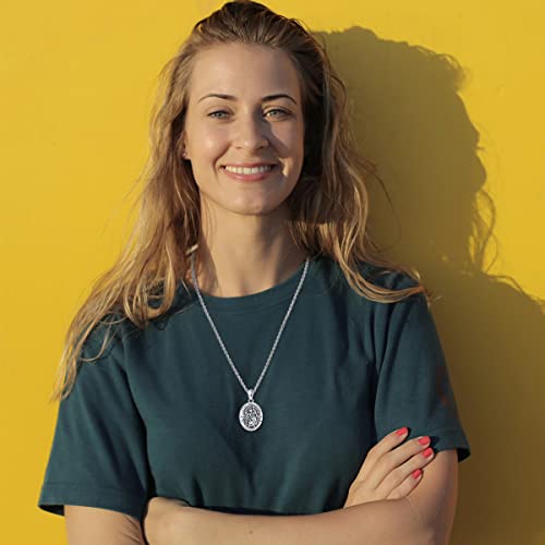 Locket Necklace That Holds Pictures 925 Sterling Silver Lockets St Christopher Picture Locket For Women And Men Father’s Day Gift Male Female Lockets For Women That Hold Pictures Lovket Saint Christopher Locket Necklace For Women St. Christopher Picture Locket Necklace Oval Locket Multiple Picture Locket Necklace De Plata 925 Catholic St Christopher Pendant Religiouslocket St Christopher Medal For Boys 22+2 24 Chain Metal Lockets For Women #TOP6