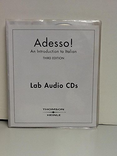 Adesso!, Lab Audio CDs: An Introduction to Italian 0470424958 Book Cover