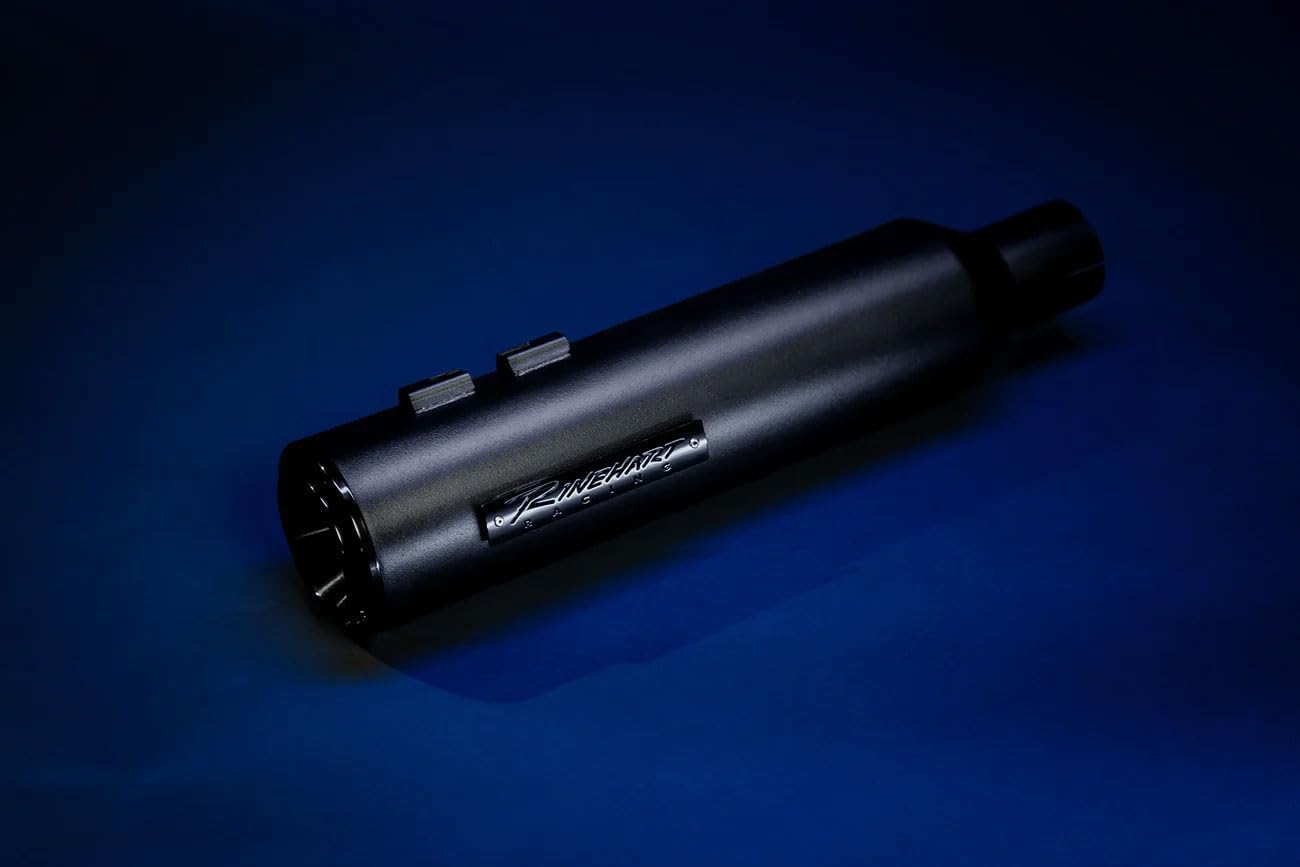 Rinehart Racing HP45XL 4.5″ Midnight Edition Slip-On Mufflers for 2017 & Later Harley Touring Models - 500-1113