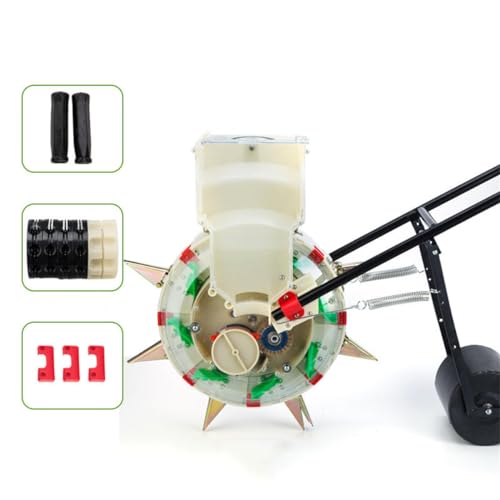 Sembradora manual metálica con 7 boquillas miniatura 3