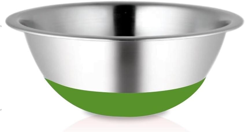 Shri & Sam Stainless Steel Solid Bowl - Silver, 24 cm