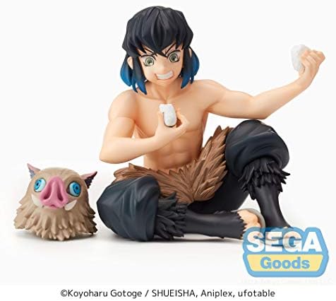 SEGA 데몬 슬레이어: Kimetsu no Yaiba PM Perching Figure 이노스케 하시비라 — 사진 3