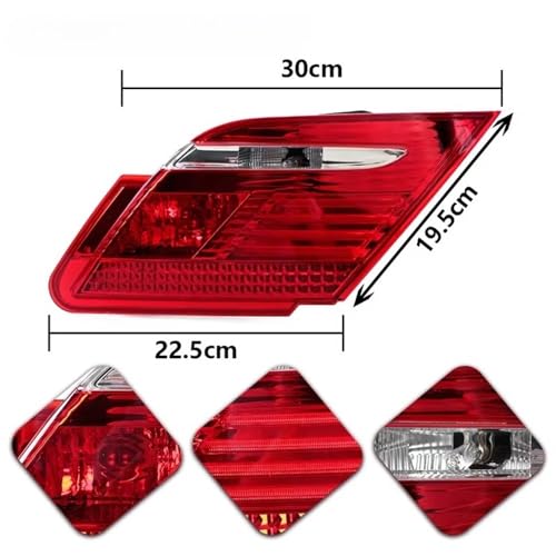 Feu arrière LED voiture Série 7 E65 E66 2005-2008 | Phares stop internes 63216938517 - 7
