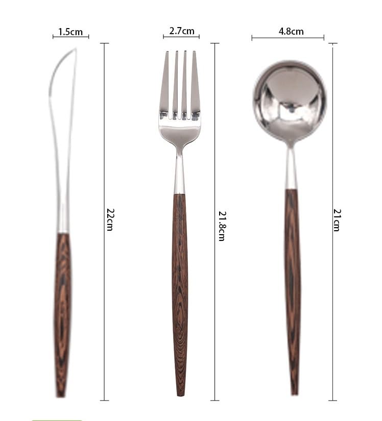 Set Cuchillos Cocina 24 Piezas Acero Inox Base miniatura 2