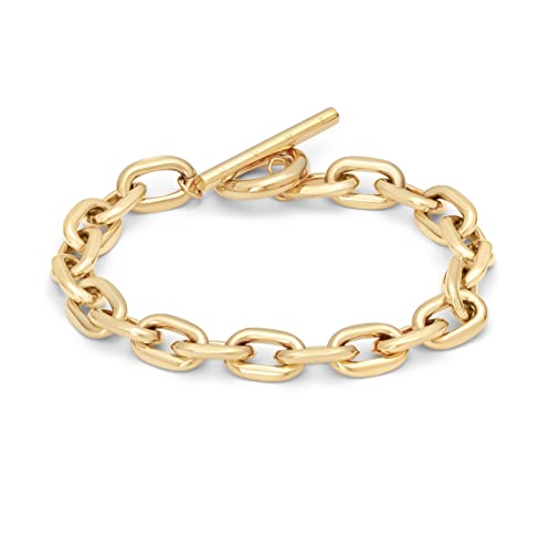 Mvmt Women's Chunky Cable Yellow Gold Bracelet | 175 Mm #TOP1
