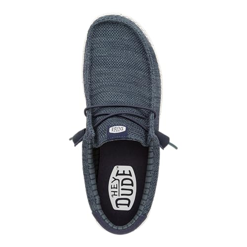Image of HEYDUDE Men's Wally Stretch Sox Slip-On Loafer, Lightweight, Breathable, with Flex & Fold Outsole