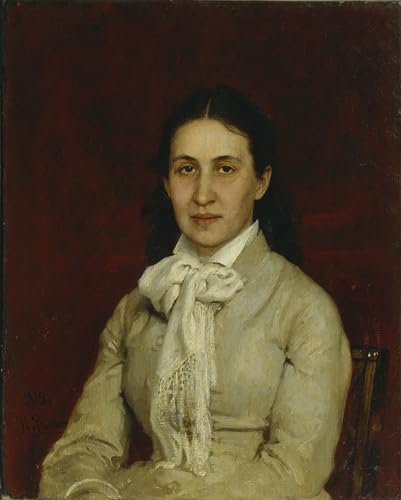 Pinturas famosas para salon como este cuadro retrato de Ilya Repin en lienzo decorativo 60x90