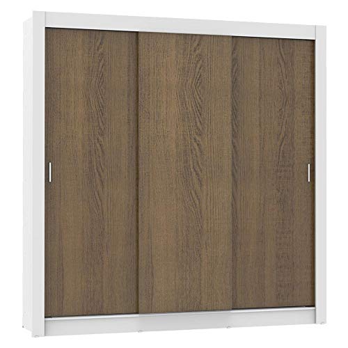 Guarda Roupa Casal Madesa Mônaco 3 Portas de Correr