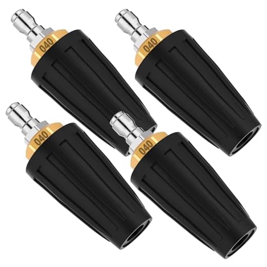 LEIFIDE 4-Piece Turbo Pressure Washer Nozzle