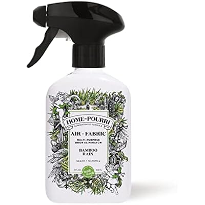 Home-Pourri Air + Fabric Multi-Purpose Odor Freshener Spray, Bamboo Rain, 11 Fl Oz - Jasmine, Bamboo and Fresh Grass