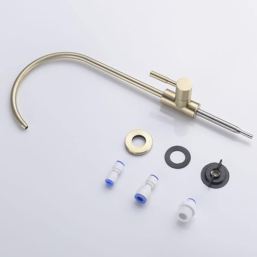 Miniatura 6 de HogarDeco Grifo de agua potable, grifo de bebidas de cocina en acero inoxidable 304, grifo de filtro de agua pura sin espacio de aire para