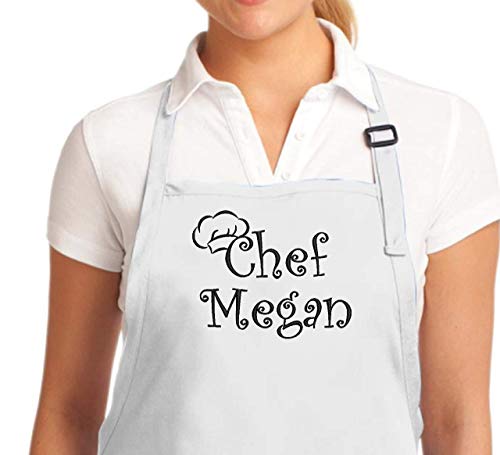 Personalized Apron Embroidered Chef Any Name Design Add A Name, Premium Quality Apron With Embroidery, Great Gift Personalized Apron #TOP7
