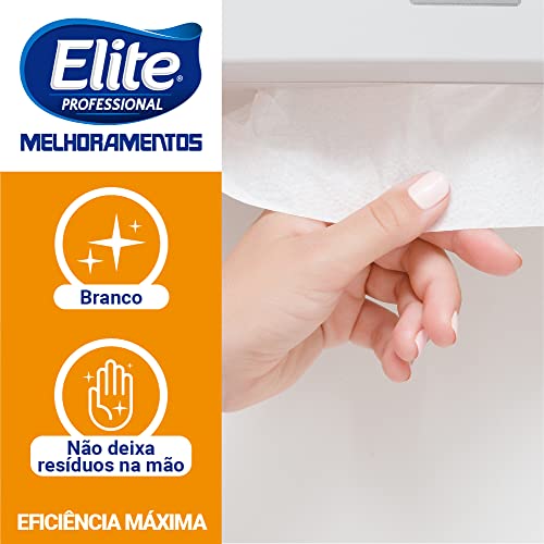 PAPEL TOALHA INTERFOLHADO FOLHA SIMPLES ELITE CLASSIC COM 350 FOLHAS, Elite Professional