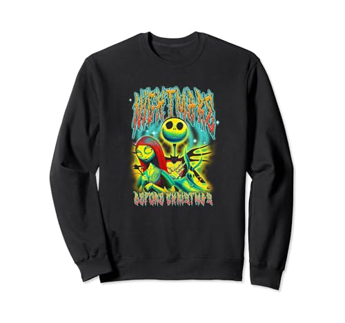 Sweat Jack et Sally Disney pull de Noël l'Étrange Noël de Monsieur Jack