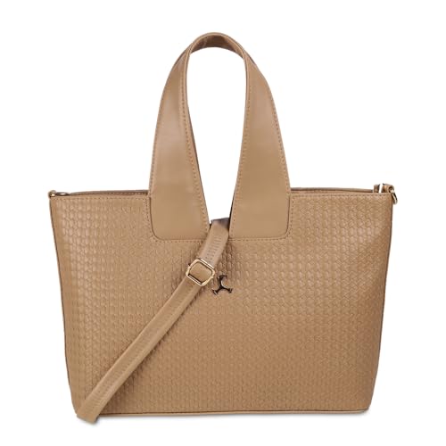Image of Mochi Women Casual Faux Leather Satchel Bag with Adjustable Sling and Spacious Compartments