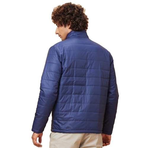 Image of Being Human Navy Regular Fit Men's Jacket Clothing