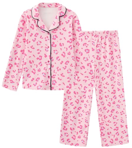 Girls Micro Fleece Christmas Pajama Set