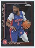 2025-26 TOPPS CHROME #36 MALIK BEASLEY DETROIT PISTONS BASKETBALL OFFICIAL TRADING CARD OF NBA