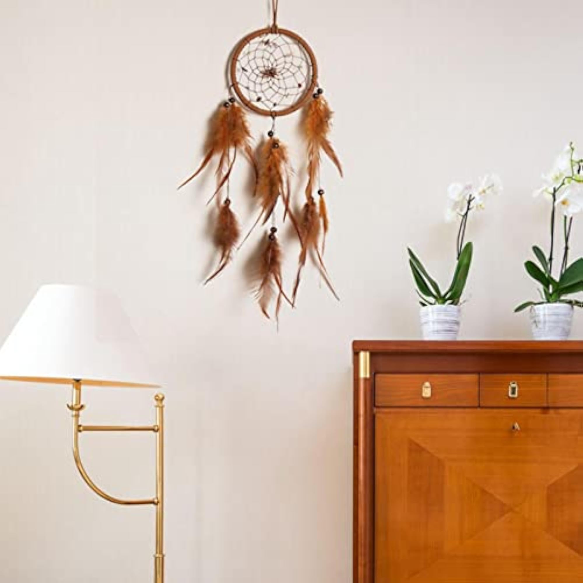Retro Style Feather Room Decoration, Handmade Decor