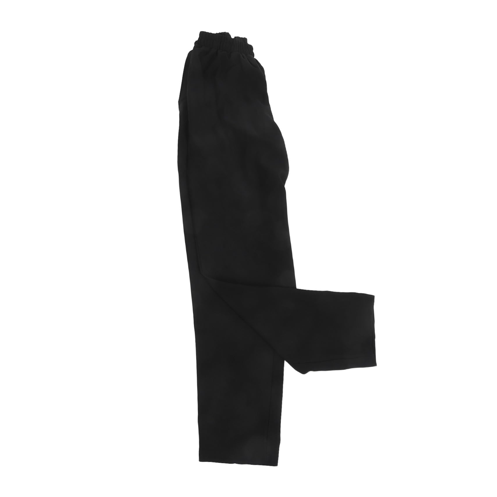 Luxshiny Pantalone da Chef Uomo Nero M in Poliestere-Cotone | Cucina e Hotel, Traspirante e Antiolio, Abbigliamento da Lavoro per Ristorante