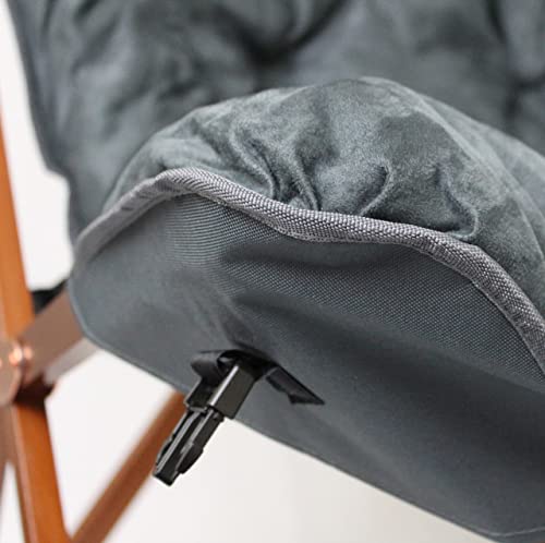 Sillón Plegable Mariposa Gris miniatura 6