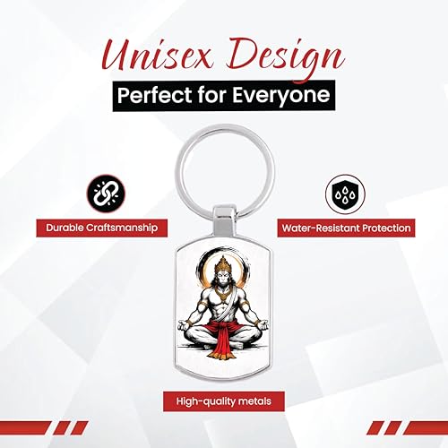 Image of Stylish Metal Keychains with Permanent Glossy Print - Inspirational Quotes & Spiritual Designs - Perfect Key chains for loved ones, Personal Use, Gifts & Return Gifts