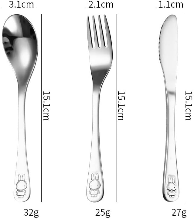 Silverware Flatware Set, 3/12/18/24/30/36 Pieces Creative Mixing Spoons 304 Stainless Steel Household Spoons Dessert Cake Forks Fruit Forks Tableware(18 Pieces)