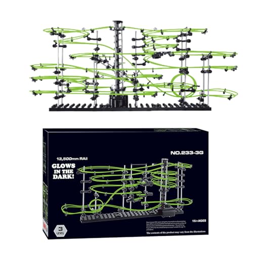 Kit de montagnes russes en marbre, idée cadeau idéale pour passionnés de modélisme