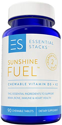 Vitamin D3 K2-2000 IU Vitamin D with K2 (75 mcg) Combination Designed to