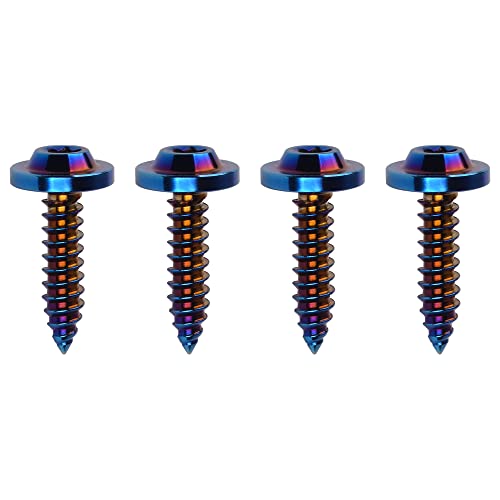 JUNENTER �`�^�� M4 M5 15 17 20mm �Z���t�^�b�s���O�l�W �g���N�X�w�b�h �o�C�N�p�{���g 4�p�b�N (M4x15mm�A�S�[���h)