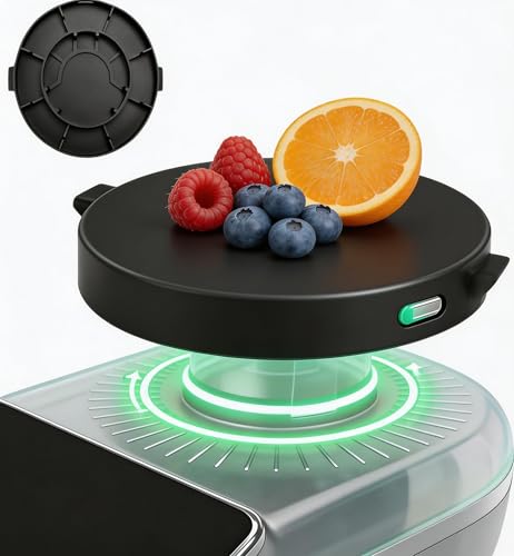 Base de Pesaje para Accesorios Thermomix TM7 - Báscula de Plataforma Precisa de Silicona, Placa para Pesar sin Vaso, Antideslizante y Estable