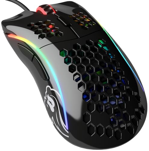 Glorious Gaming Model D Wired Gaming Mouse - Superleg. 68g Honeyc...