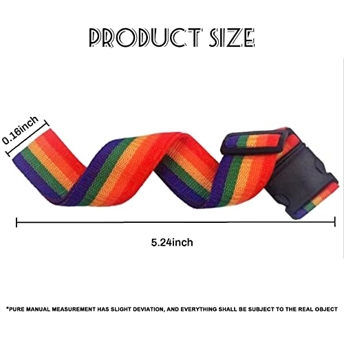 Image of Luggage Straps Travel Suitcase Belts Wide Adjustable Bag Packing Straps Travel Accessories 4PCS (Nylon)