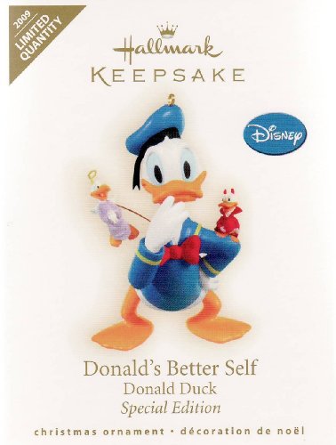 QXE3012 Donald's Better Self Donald Duck Special Edition 2009 Hallmark Limited Quantity ornament