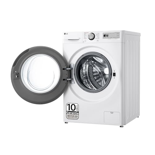 LG F4WR5011A6F, Lavadora inteligente AI Direct Drive, Vapor Steam, 11kg, 1400rpm, Un 10% más eficiente que A, Serie 500, Blanco