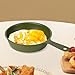Lljsszr Frying Pan with Ergonomic Handle Versatile Nonstick Fry Pan Camping Skillet for Baking Sauteing Frying Barbecue Picnic, Green