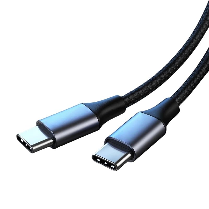 Cable USB C a USB C PD100W cable de carga*/ing (1,5 m, 100 W gris Striaght)