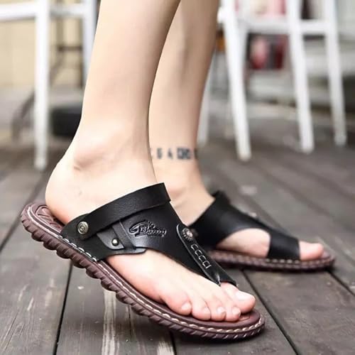 Mens Vintage Arch Support Sandals For Plantar Fasciitis,Summer Ring Toe Bunion Outdoor Slippers,Casual Beach Hallux Valgus Flip Flops2