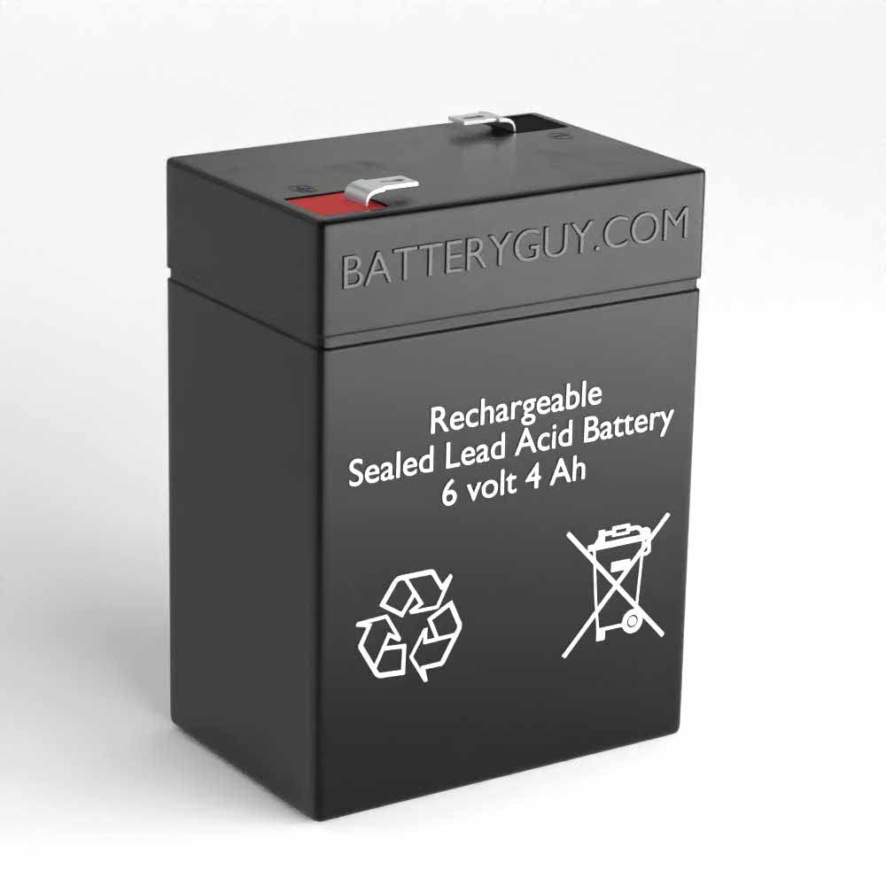 BatteryGuy SEL CP0660 Replacement 6V 4.5Ah SLA Battery Brand Equivalent (Rechargeable) - Qty of 1