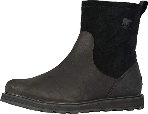 Image of Mens Sorel Madson Snow Zip Winter Hiking Leather Ankle Waterproof Boots