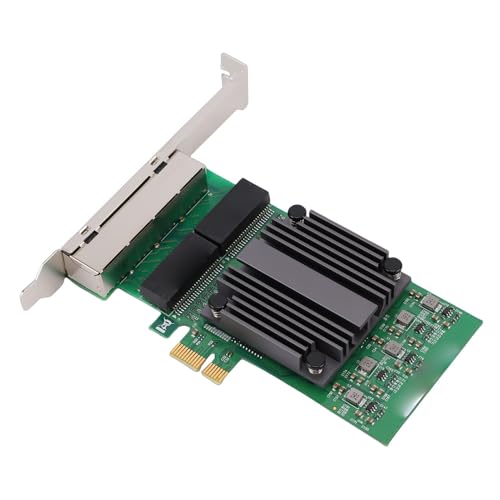 Carte Réseau PCIe X1 4 Ports Jectse pour Résoudre la Saturation de Connexion sur PC Industrial