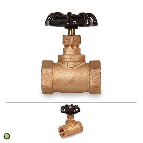 Midline Valve 95564 Short Globe Style Stop Valve, Lead-Free 3/4 In. Fip Connections, Brass #TOP2