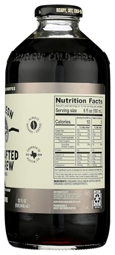 Chameleon Cold Brew Organic Espresso Cold Brew Coffee, 32 FZ