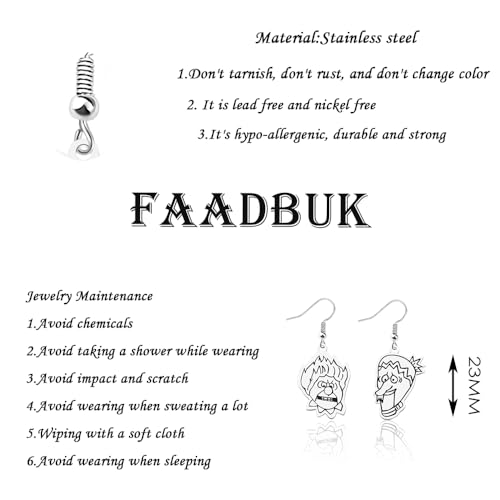 FAADBUK Miser Brother Inspired Earring Miser Brother Fandom Gift Christmas Movie Gift2