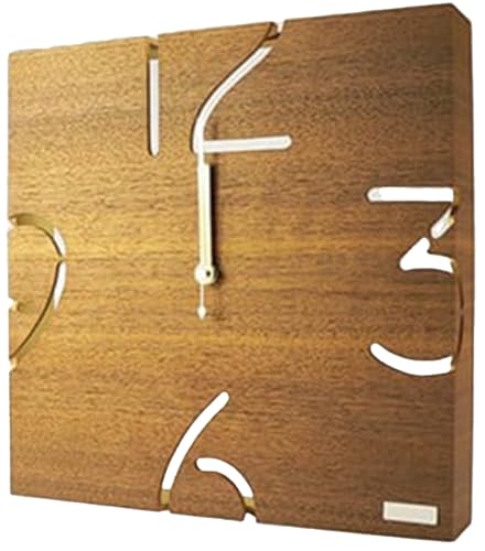 漆器木地屋さんが作る木工品『木製壁掛け時計』(ウォールナット)